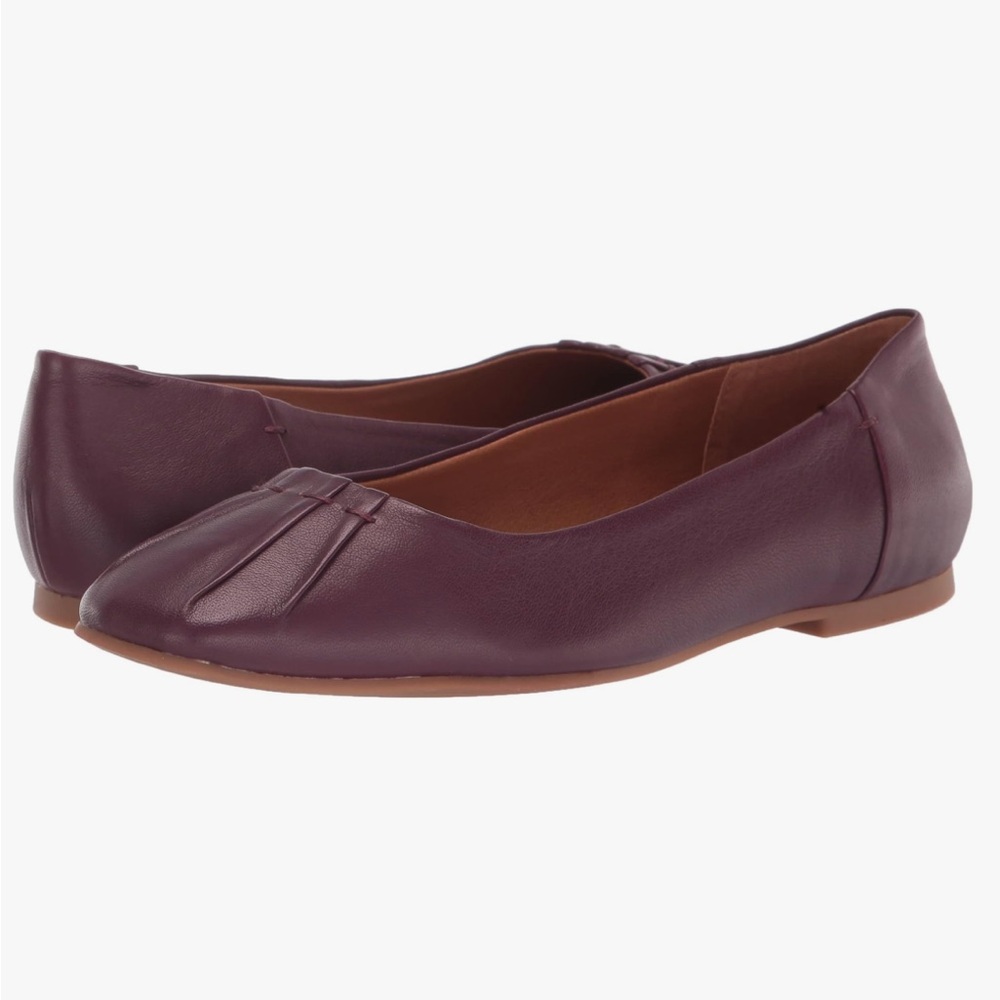 NEW Lucky Brand Devir Ballet Flat Eggplant Purple SZ 8.5